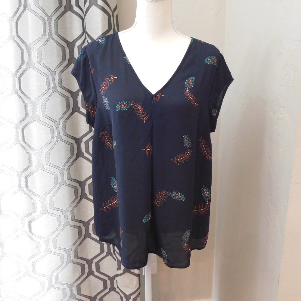 Easy Care Cap Sleeve Blouse